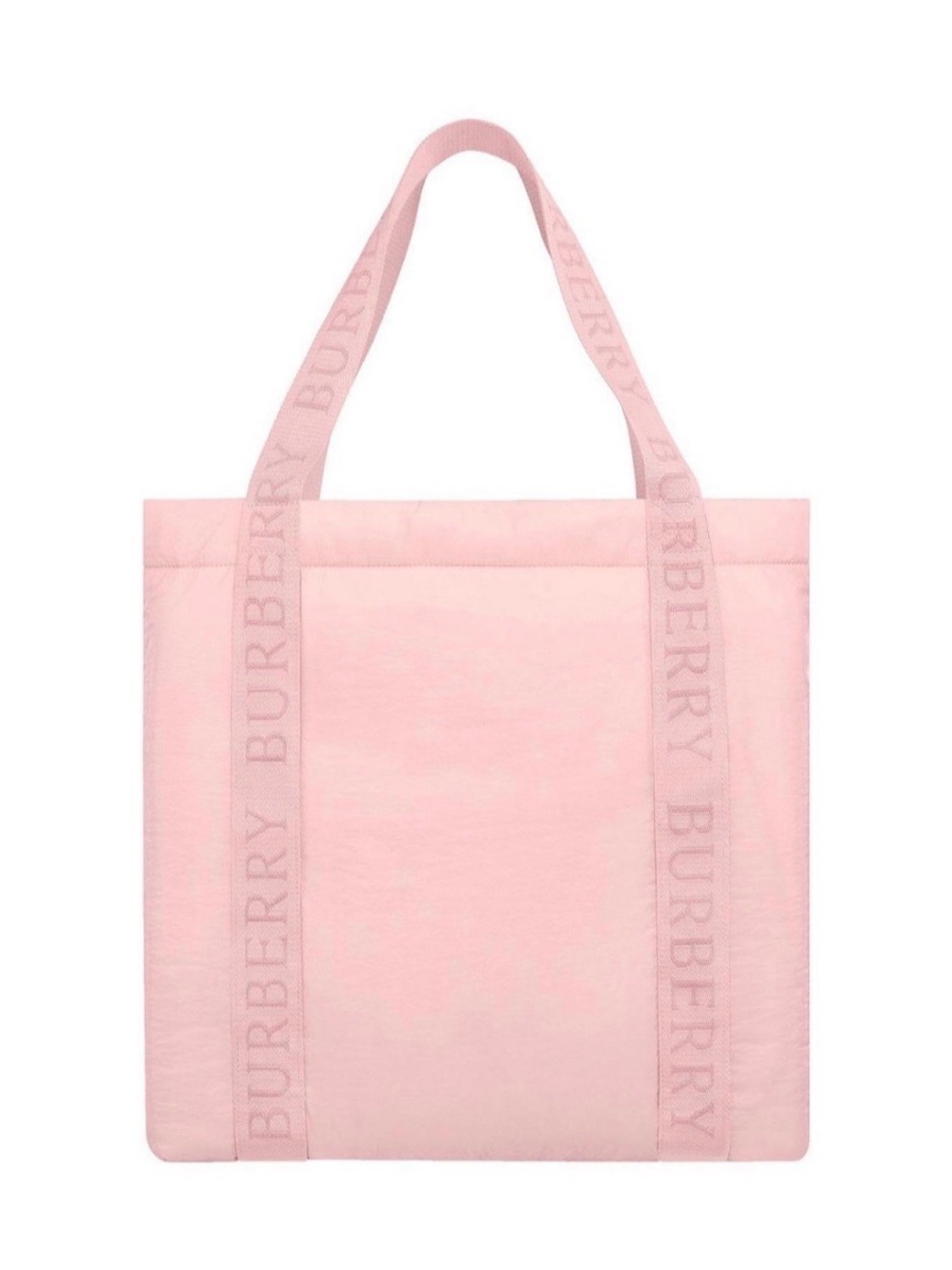 NWT Burberry Light Pink Logo Tote Bag